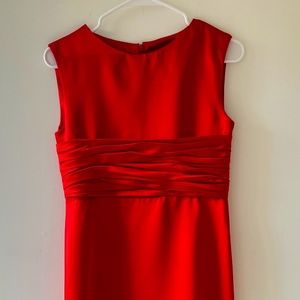 Red Sleeveless Long Dress Formal